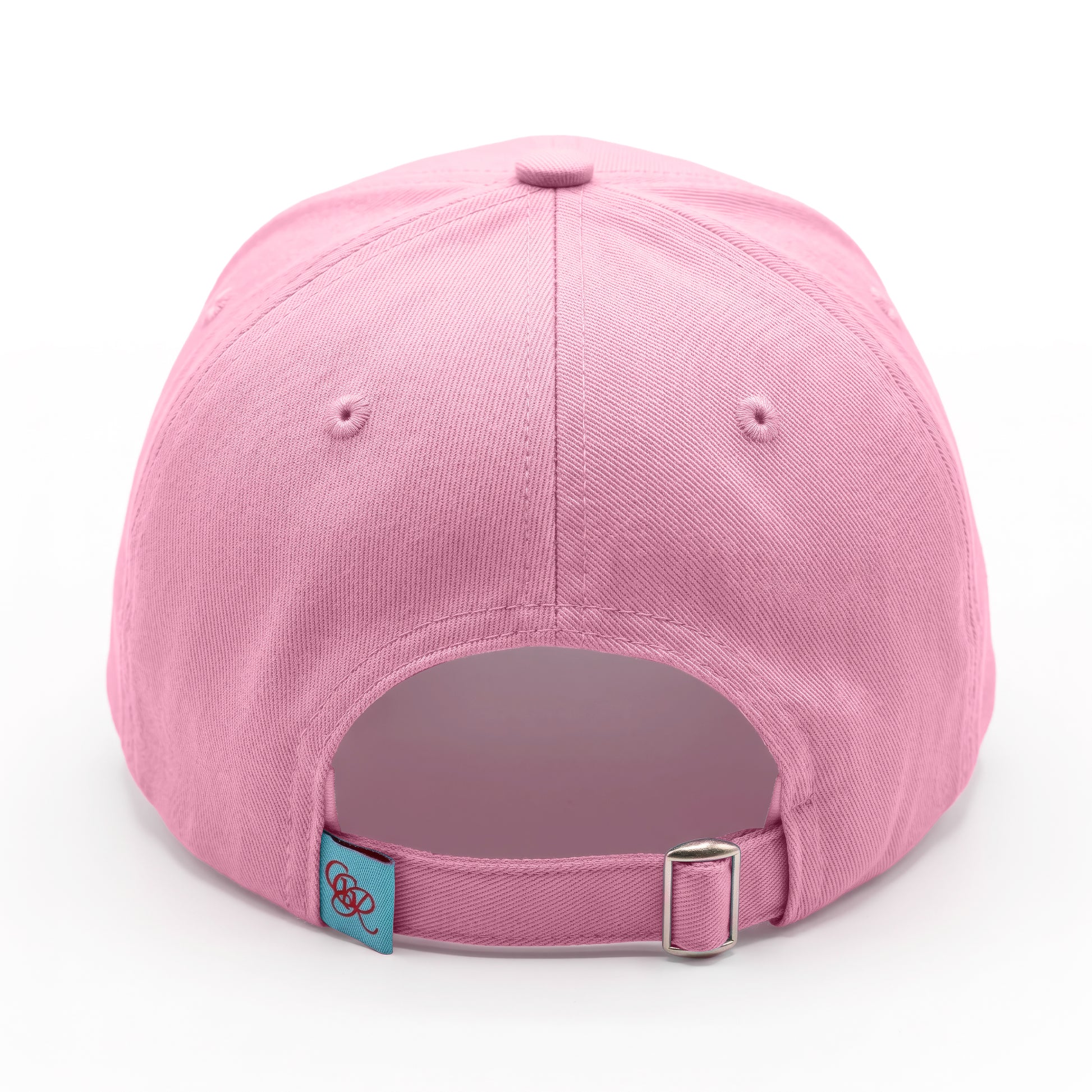 Girls Got Range Pink-A-Boo cap with Forest Green Insignia embroidery, back view